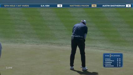 Matthieu Pavon | Round 2 | 12th hole | Shot 4 | 2026 THE PLAYERS
