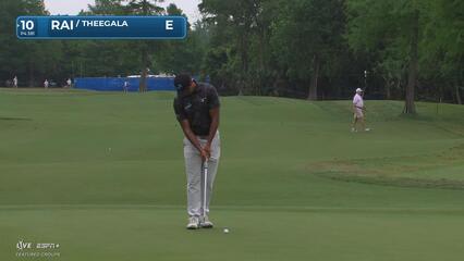 Aaron Rai | Round 1 | 10th hole | Shot 5 | 2025 Zurich Classic
