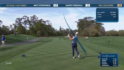 Will Zalatoris | Round 2 | 1st hole | Shot 1 | 2025 THE PLAYERS