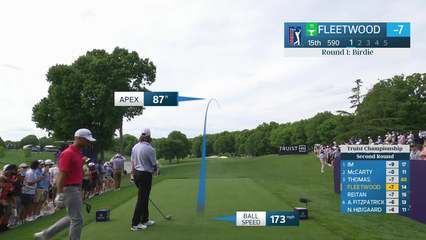 Tommy Fleetwood | Round 2 | 15th hole | Shot 1 | 2026 Truist Championship