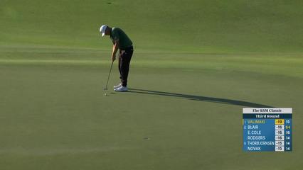 Sami Valimaki | Round 3 | 16th hole | Shot 4 | 2025 The RSM Classic