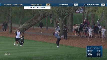 Min Woo Lee | Round 4 | 15th hole | Shot 2 | 2025 THE PLAYERS