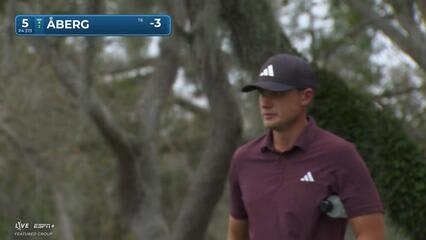 Ludvig Åberg | Round 3 | 5th hole | Shot 1 | 2025 Arnold Palmer Invitational