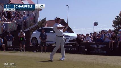 Xander Schauffele | Round 2 | 6th hole | Shot 1 | 2025 Genesis Scottish Open