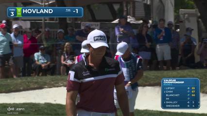 Viktor Hovland | Round 2 | 3rd hole | Shot 5 | 2026 Valspar