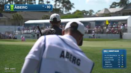 Ludvig Åberg | Round 2 | 9th hole | Shot 2 | 2026 RBC Heritage