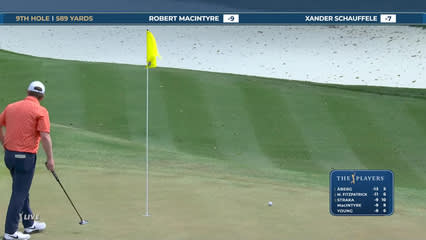 Xander Schauffele | Round 4 | 9th hole | Shot 3 | 2026 THE PLAYERS