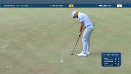 Sam Burns | Round 4 | 16th hole | Shot 5 | 2026 THE PLAYERS