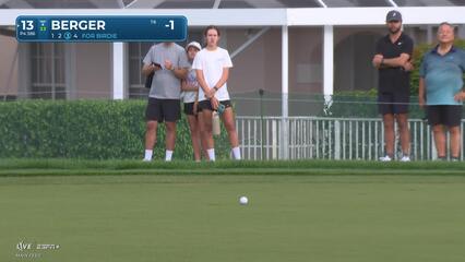 Daniel Berger | Round 1 | 13th hole | Shot 4 | 2025 Cognizant Classic