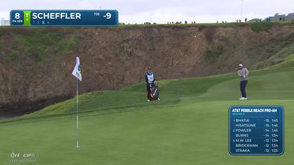 Scottie Scheffler | Round 3 | 8th hole | Shot 3 | 2026 AT&T Pebble Beach