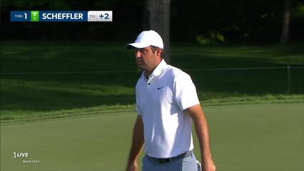 Scottie Scheffler | 2023 the Memorial | Round 3 | 1st hole | Shot 3