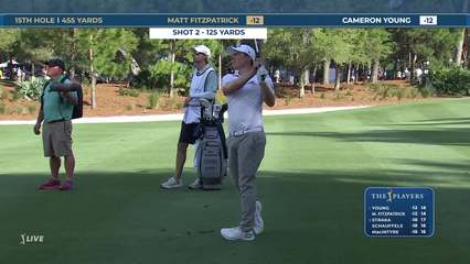 Matt Fitzpatrick | Round 4 | 15th hole | Shot 2 | 2026 THE PLAYERS