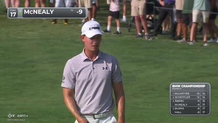 Maverick McNealy | Round 3 | 17th hole | Shot 3 | 2025 BMW Championship