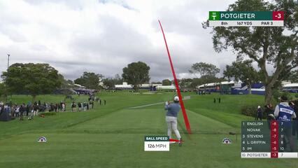 Aldrich Potgieter | Round 4 | 8th hole | Shot 1 | 2025 Farmers