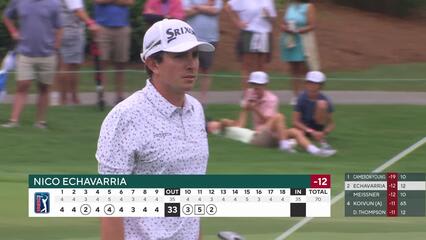 Nico Echavarria | Round 3 | 12th hole | Shot 2 | 2025 Wyndham
