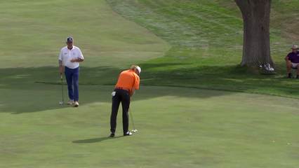 Miguel Angel Jiménez | Round 2 | 15th hole | Shot 4 | 2025 Sanford Int