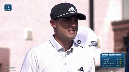 Ludvig Åberg | Round 1 | 8th hole | Shot 1 | 2026 Genesis Scottish Open