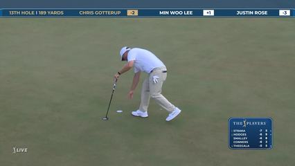 Christopher Gotterup | Round 2 | 13th hole | Shot 3 | 2026 THE PLAYERS