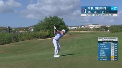 Ben Griffin | Round 3 | 12th hole | Shot 2 | 2025 World Wide Technology