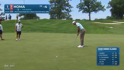 Max Homa | Round 2 | 1st hole | Shot 4 | 2026 John Deere