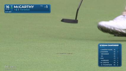 Denny McCarthy | Round 3 | 16th hole | Shot 2 | 2025 Wyndham