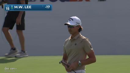 Min Woo Lee | Round 3 | 15th hole | Shot 3 | 2025 Houston Open