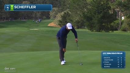 Scottie Scheffler | Round 2 | 13th hole | Shot 5 | 2026 AT&T Pebble Beach