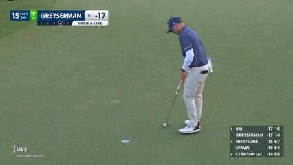 Max Greyserman | 2024 Wyndham | Round 4 | 15th hole | Shot 4