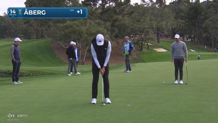 Ludvig Åberg | Round 1 | 14th hole | Shot 5 | 2025 AT&T Pebble Beach