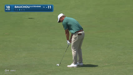 Zach Bauchou | Round 1 | 18th hole | Shot 3 | 2026 Zurich Classic