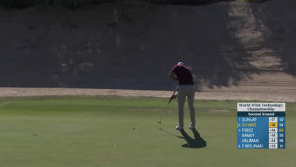 Matti Schmid | Round 2 | 5th hole | Shot 4 | 2025 World Wide Technology