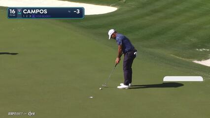 Rafael Campos | Round 1 | 16th hole | Shot 4 | 2025 WM Phoenix Open