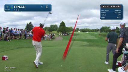 Tony Finau | Round 1 | 1st hole | Shot 1 | 2025 3M Open
