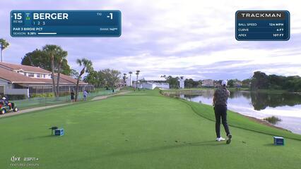 Daniel Berger | Round 1 | 15th hole | Shot 1 | 2025 Cognizant Classic