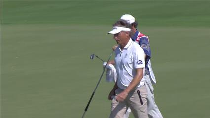 Bernhard Langer | Round 2 | 15th hole | Shot 4 | 2025 Mitsubishi