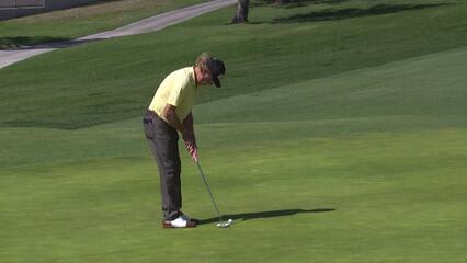 Miguel Angel Jiménez | Round 3 | 14th hole | Shot 4 | 2025 Hoag Classic