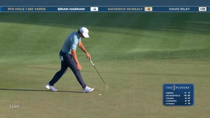 Davis Riley | Round 2 | 9th hole | Shot 5 | 2026 THE PLAYERS