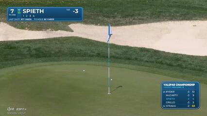 Jordan Spieth | Round 4 | 7th hole | Shot 2 | 2025 Valspar