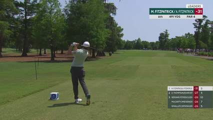 Matt Fitzpatrick | Round 4 | 6th hole | Shot 1 | 2026 Zurich Classic