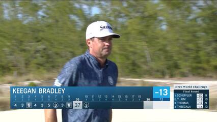 Keegan Bradley | Round 4 | 10th hole | Shot 3 | 2024 Hero World Challenge