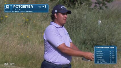 Aldrich Potgieter | Round 2 | 13th hole | Shot 2 | 2025 Genesis Scottish Open