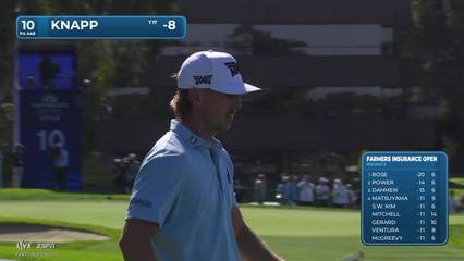 Jake Knapp | Round 3 | 10th hole | Shot 2 | 2026 Farmers