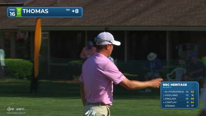 Justin Thomas | Round 2 | 16th hole | Shot 4 | 2026 RBC Heritage