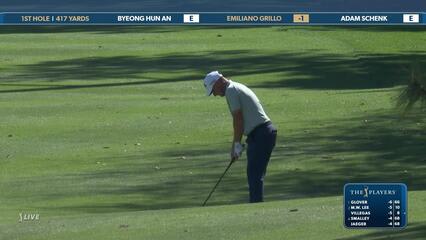 Emiliano Grillo | Round 1 | 1st hole | Shot 2 | 2025 THE PLAYERS