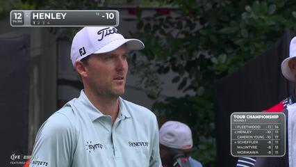 Russell Henley | Round 2 | 12th hole | Shot 1 | 2025 TOUR Championship