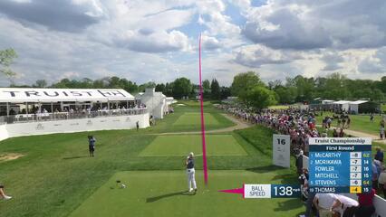 Justin Thomas | Round 1 | 16th hole | Shot 1 | 2025 Truist Championship