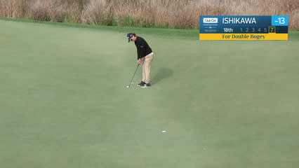 Ryo Ishikawa | Round 3 | 18th hole | Shot 8 | 2026 Club Car Championship
