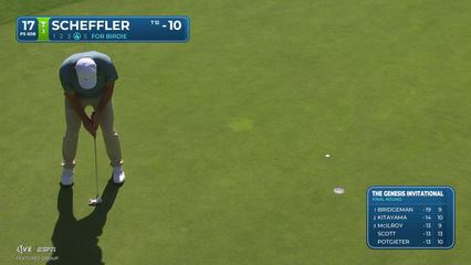 Scottie Scheffler | Round 4 | 17th hole | Shot 4 | 2026 The Genesis