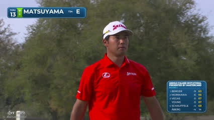 Hideki Matsuyama | Round 1 | 13th hole | Shot 6 | 2026 Arnold Palmer