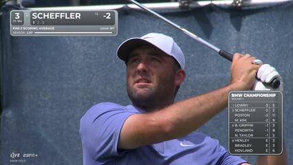 Scottie Scheffler | Round 1 | 3rd hole | Shot 1 | 2025 BMW Championship